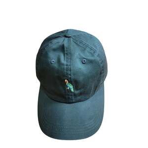 Ahead The Abaco Club Strapback Hat Green Parrot Embroidered Cotton Cap One Size
